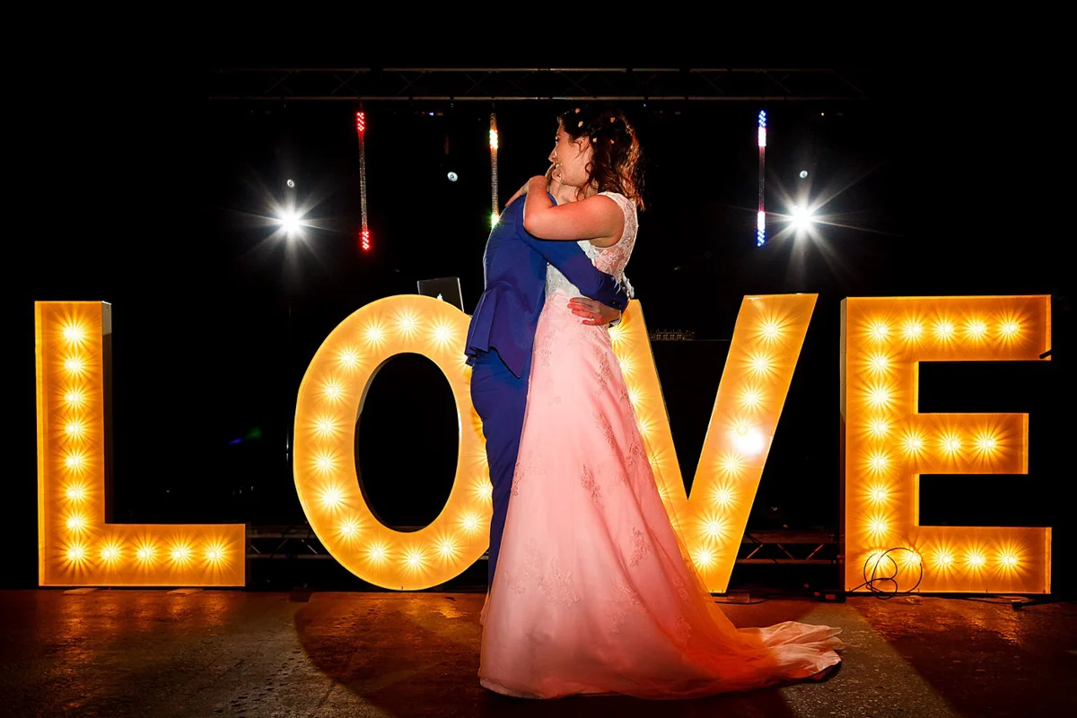 Constellations in Liverpool wedding ceremony
