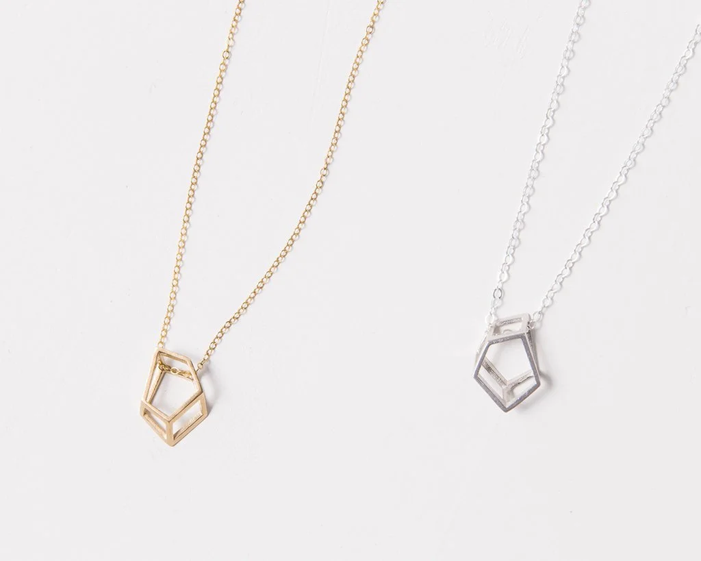 Elaine B Jewelry Prisma Gem Necklace