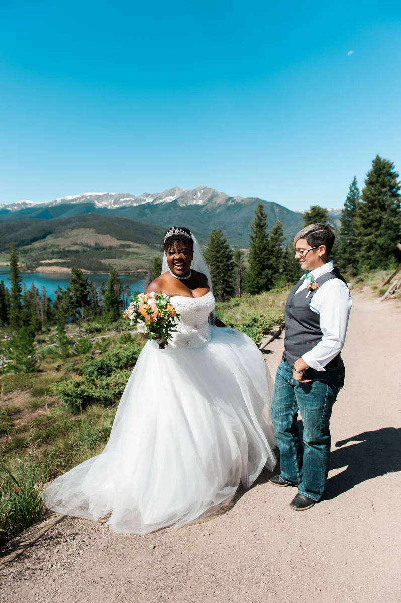 sapphire point brides on mountain road