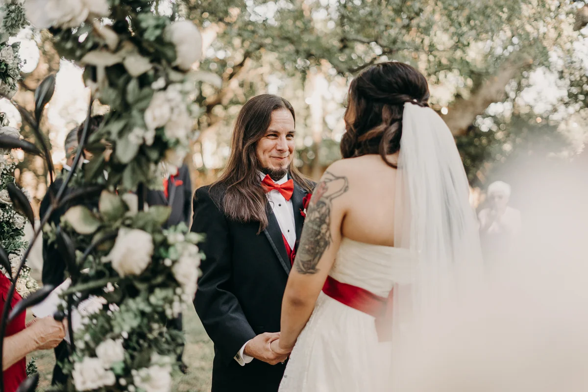 San antonio garden wedding ceremony
