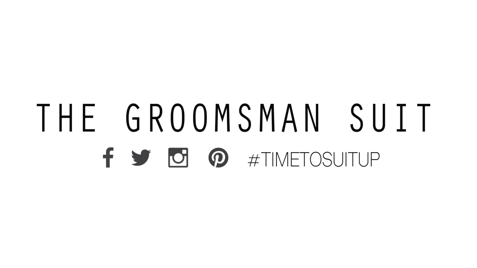 The Groomsman Suit
