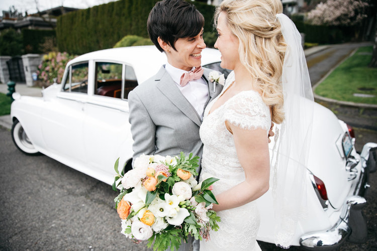 Real Couples // A Pizza and Ping-Pong Wedding in Downtown Seattle: Arin + Katie