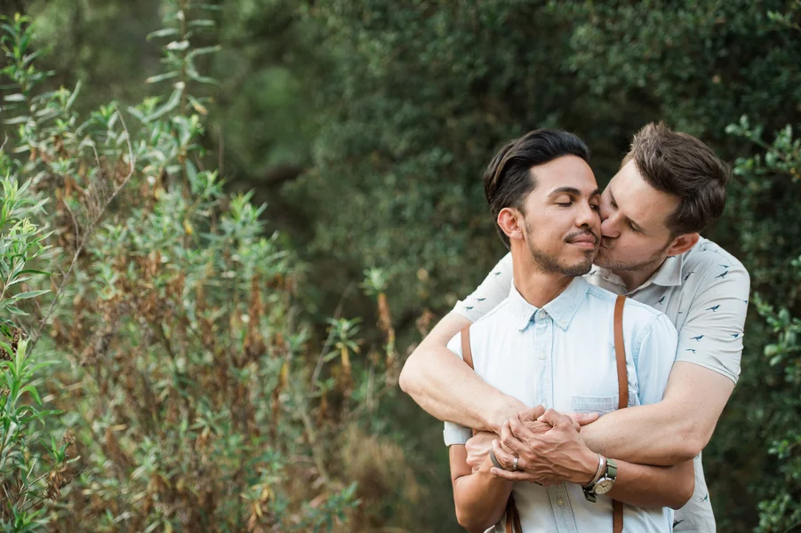 Real Couples // An Engagement Session in the Forest: Casper + Ulises