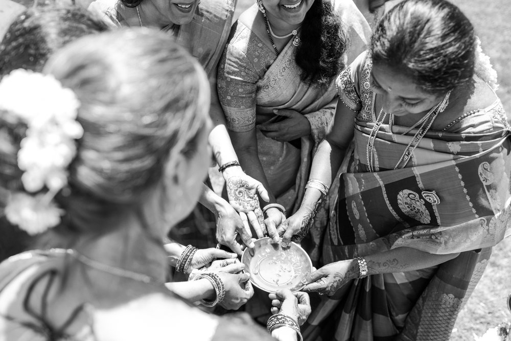 Traditional indian marriage ritual with bride and family Meera Graham Photography Missoula Montana