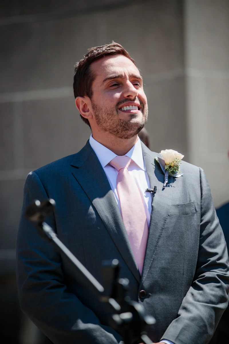 Glam cleveland museum wedding william at garden altar
