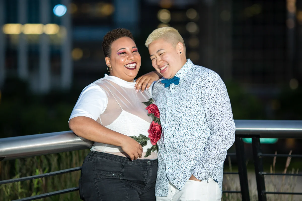 vancouver "just because" photo shoot couple laughing