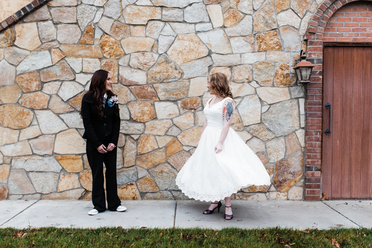 Rustic italian wedding candess and jess candid