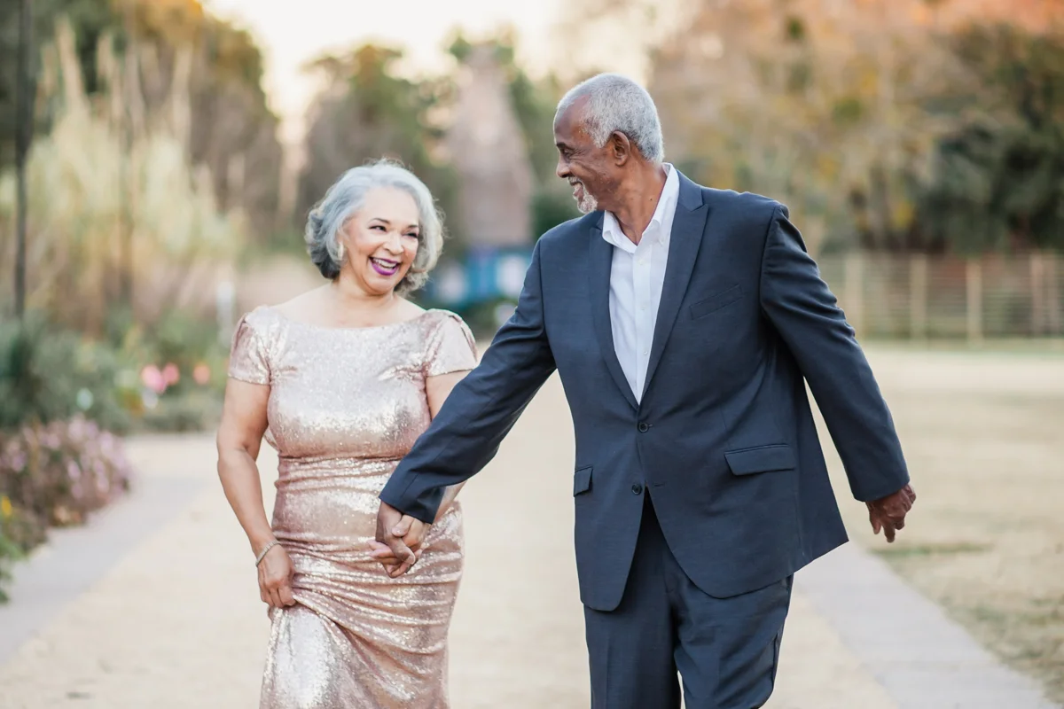 47 years of amazing photo shoot amber robinson walking hand in hand down path