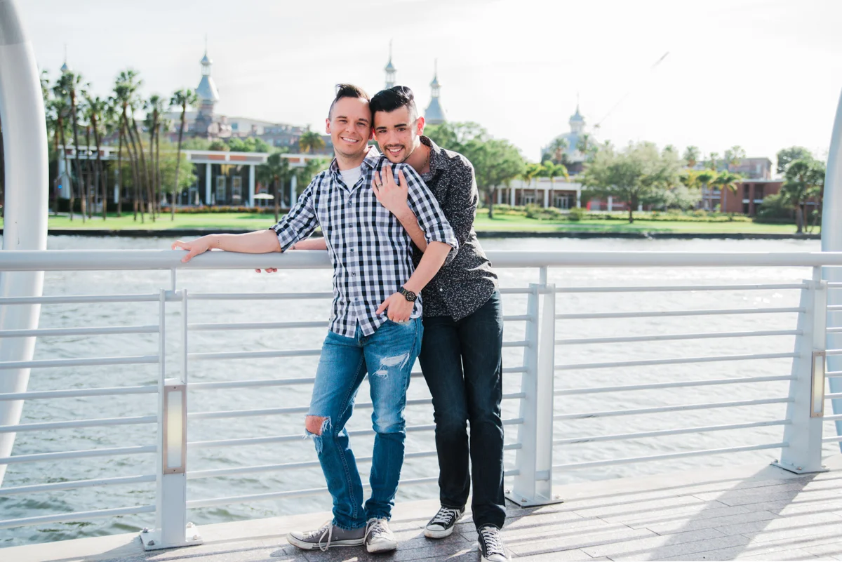 Real Couples // Downtown Tampa Engagement: Michael + Nicholas