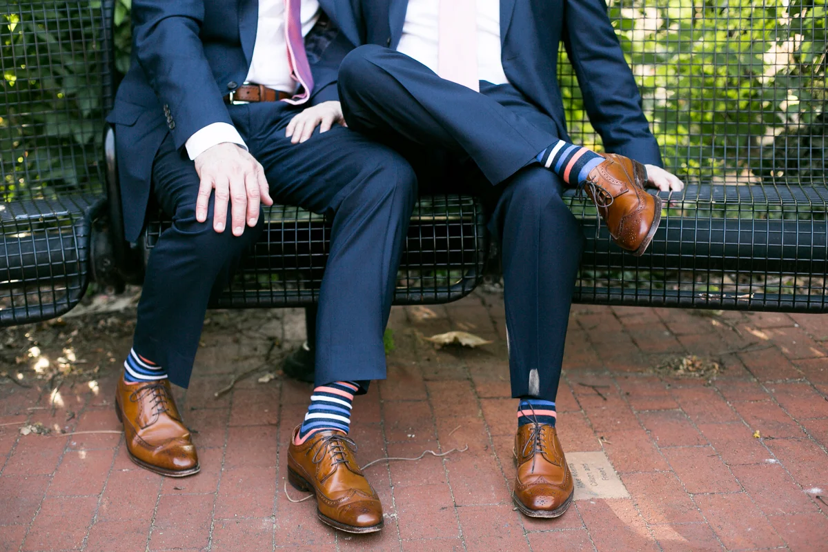 elegant, heartfelt alexandria, va wedding grooms chest down on terrace chairs