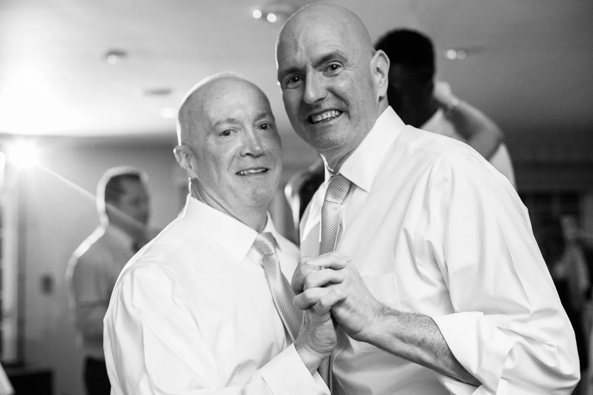 elegant, heartfelt alexandria, va wedding grooms dancing