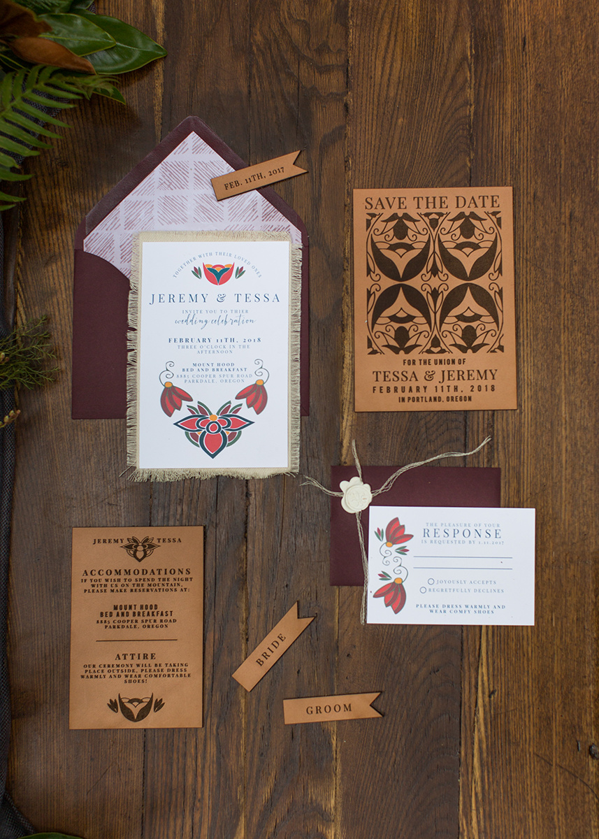 Invitations by Letters & Dust Photo by Gina Neal Photography