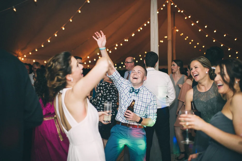 Garden wedding louisville kentucky elle dancing with guests