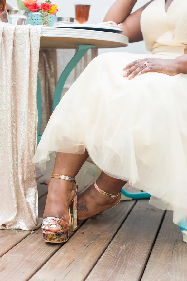 Asheville Glamping airstream trailer colorful floral casual wedding elopement inspiration in Asheville North Caroline by Jessica Hunt photography, Images by Amber Robinson and Ashton Kelley Photography