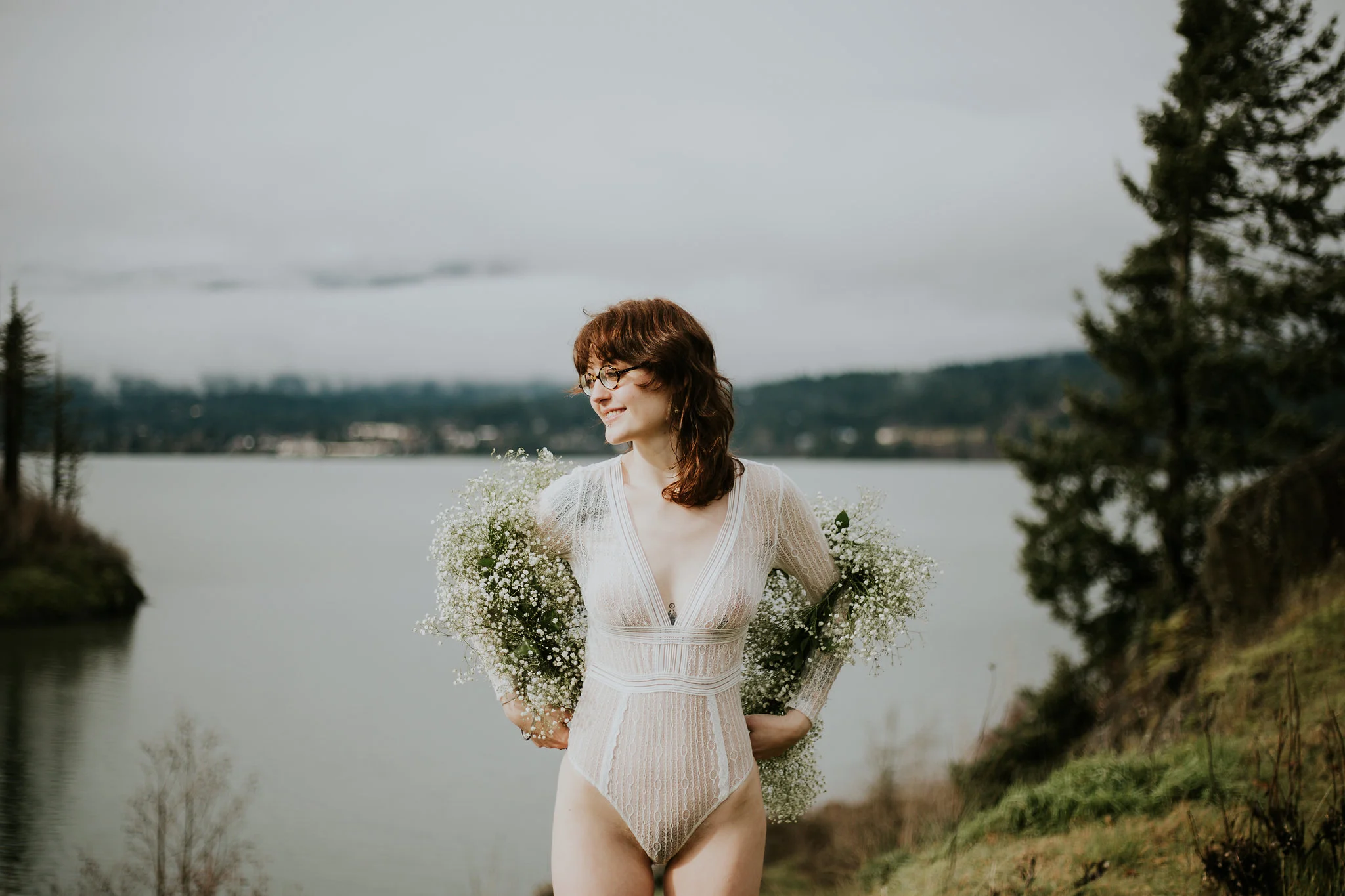 Em Boudoir Shoot Portland Oregon Vancouver Washington Jamie Carle Photography Flowers Laurel Hurst Florist