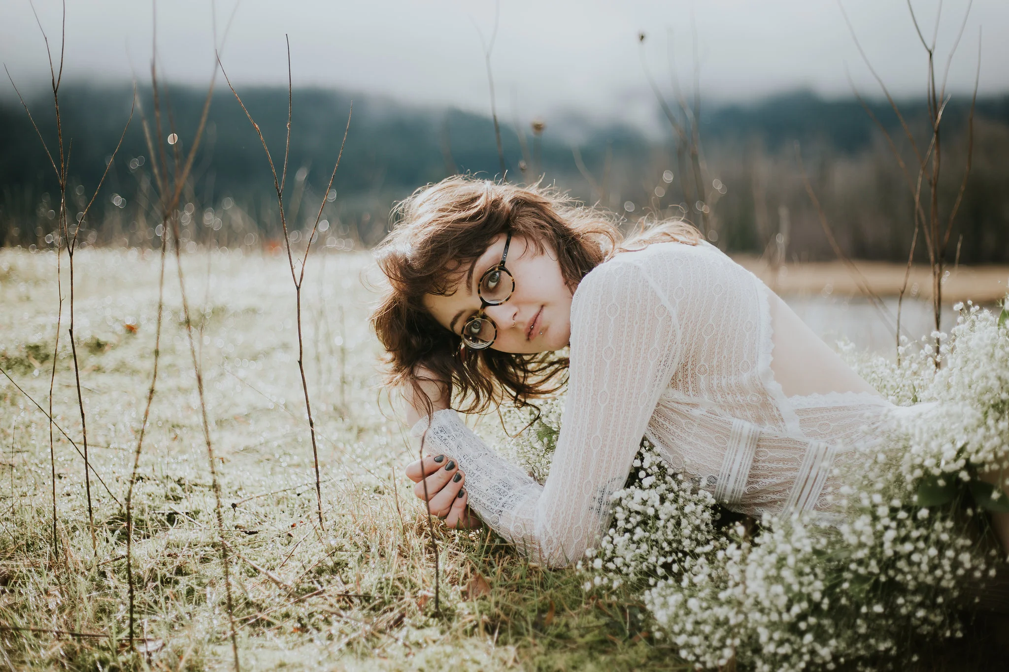 Em Boudoir Shoot Portland Oregon Vancouver Washington Jamie Carle Photography Flowers Laurel Hurst Florist