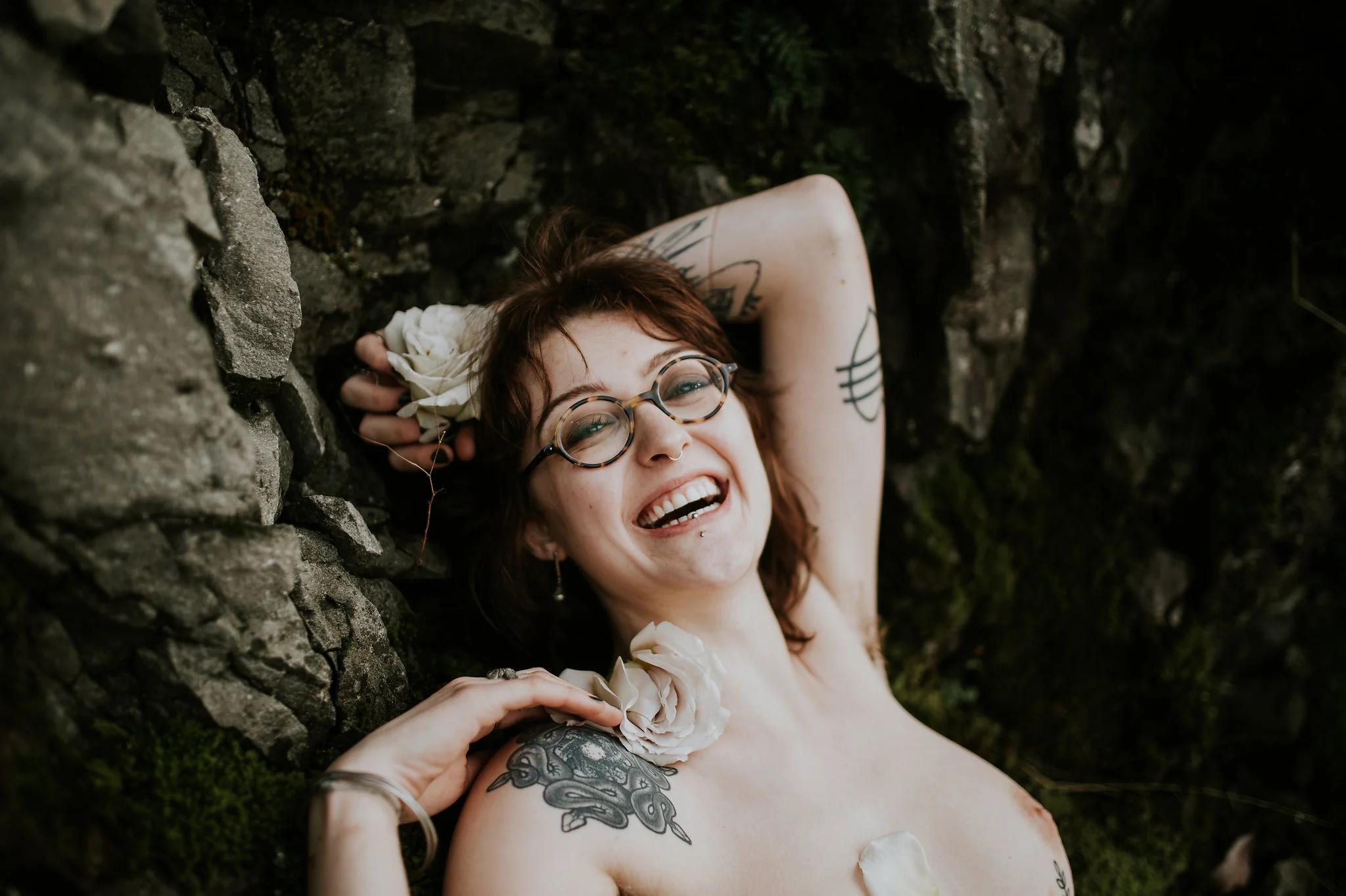 Em Boudoir Shoot Portland Oregon Vancouver Washington Jamie Carle Photography Flowers Laurel Hurst Florist