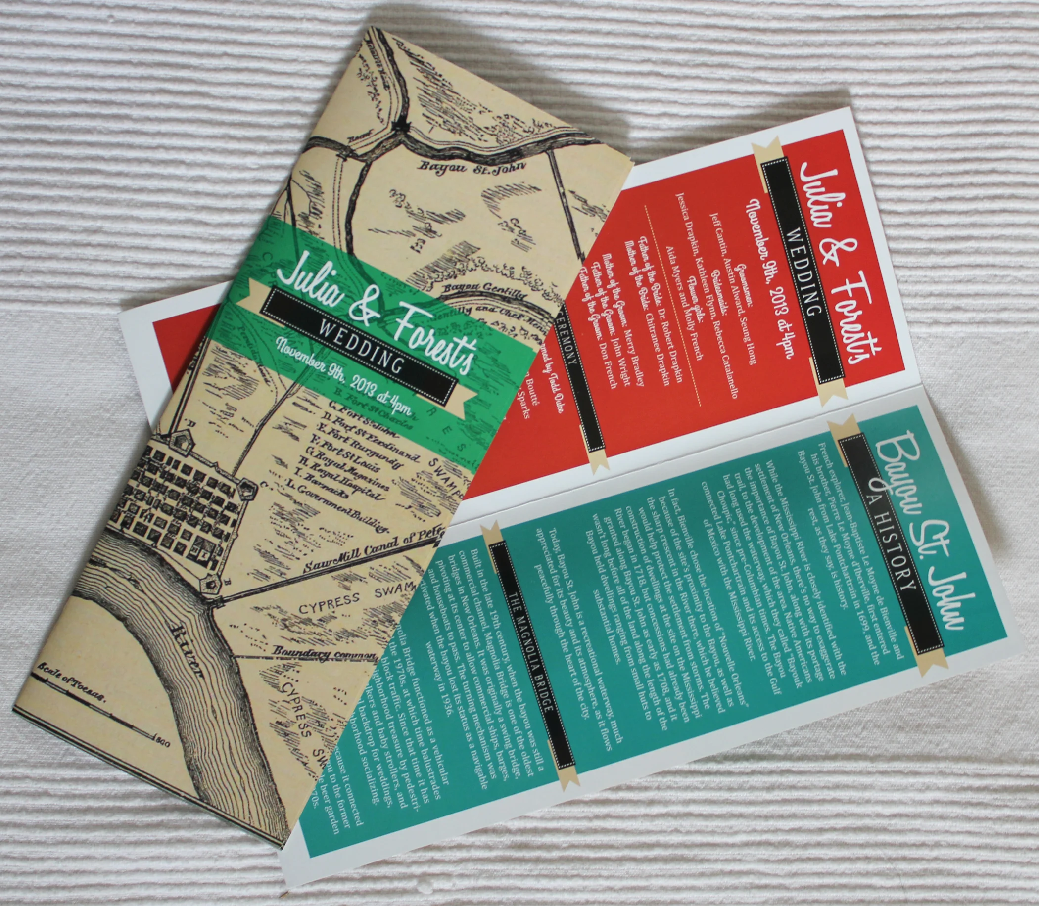 Emily Frock Graphic Design Custom Wedding Invitations