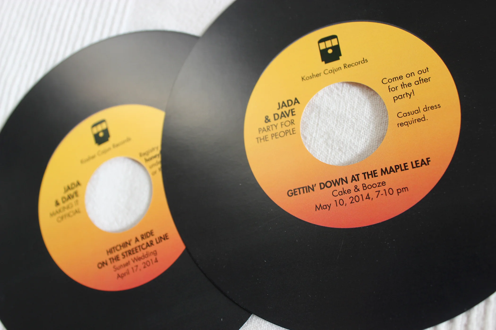 Emily Frock Graphic Design Custom Wedding Invitations