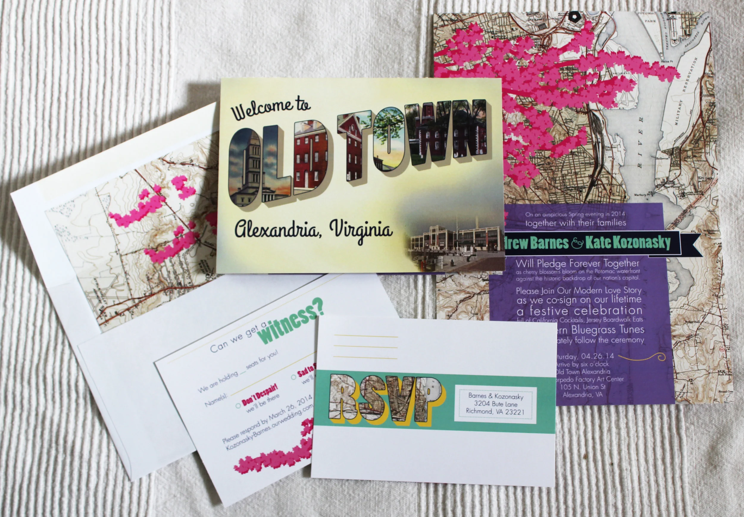 Emily Frock Graphic Design Custom Wedding Invitations