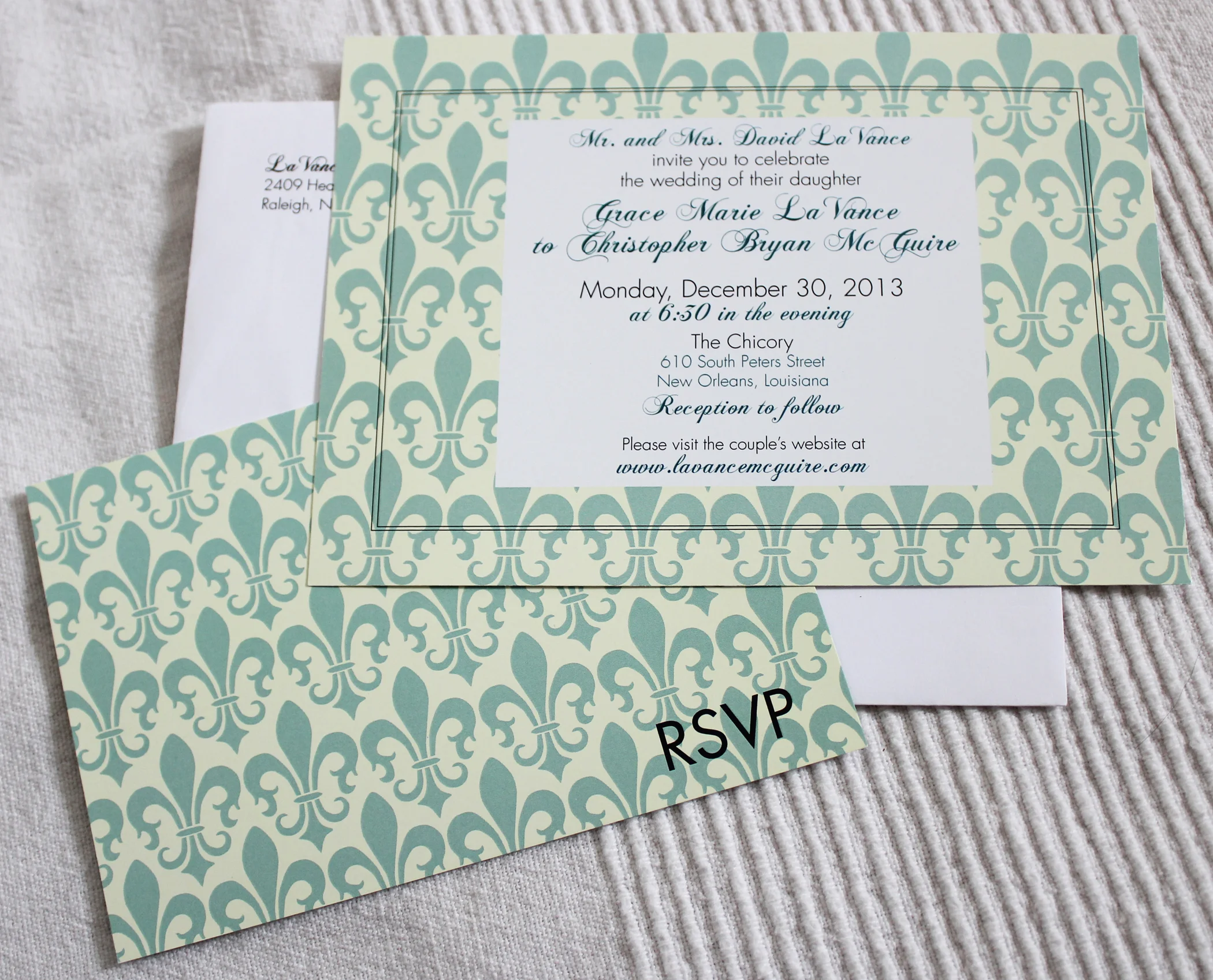 Emily Frock Graphic Design Custom Wedding Invitations