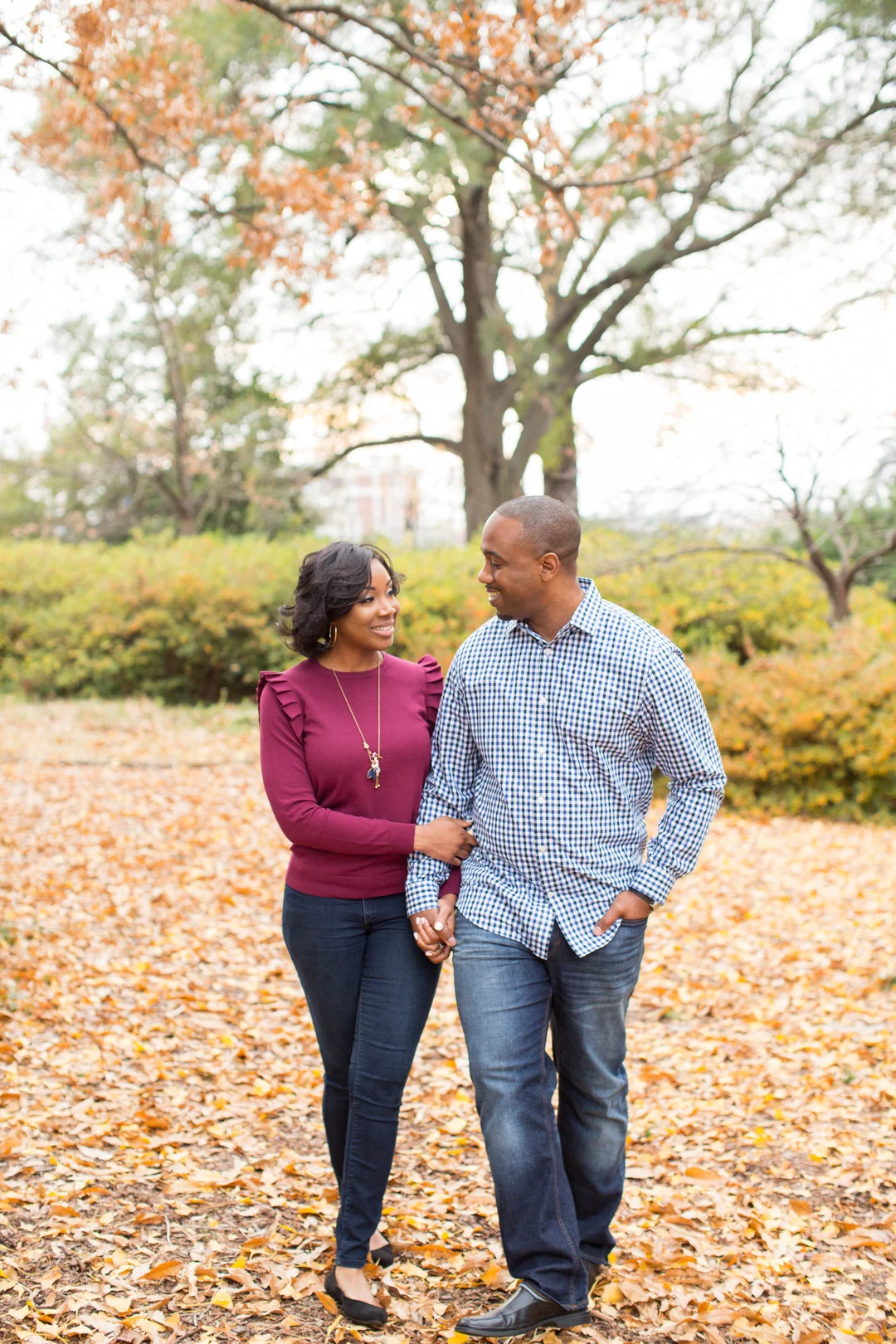 Jessica Hunt Photography Fall Autumn Engagement Session in Columbia South Carolina Clemson Alums Brent + Cass