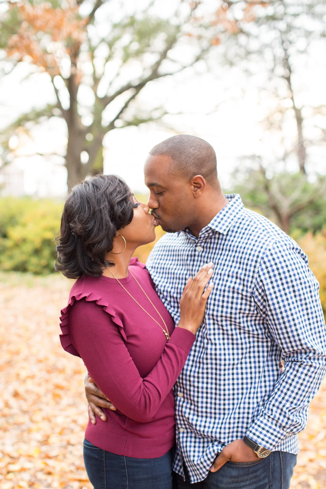 Jessica Hunt Photography Fall Autumn Engagement Session in Columbia South Carolina Clemson Alums Brent + Cass