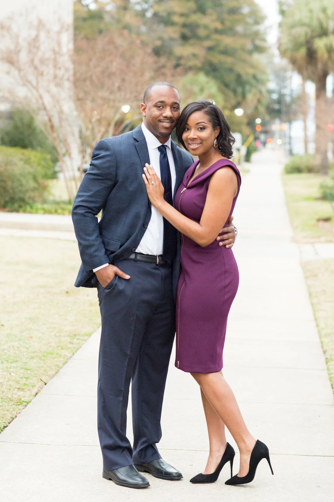 Jessica Hunt Photography Fall Autumn Engagement Session in Columbia South Carolina Clemson Alums Brent + Cass