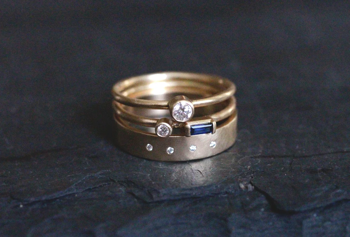 Rebecca Mir Grady Jewelry Wedding Rings Santa Fe New Mexico