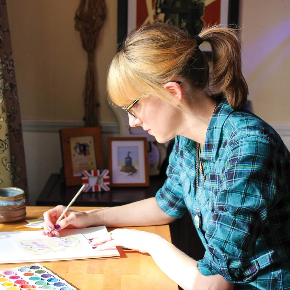 Bernadette Fischer Hey Bernadette DIY Faux Calligraphy