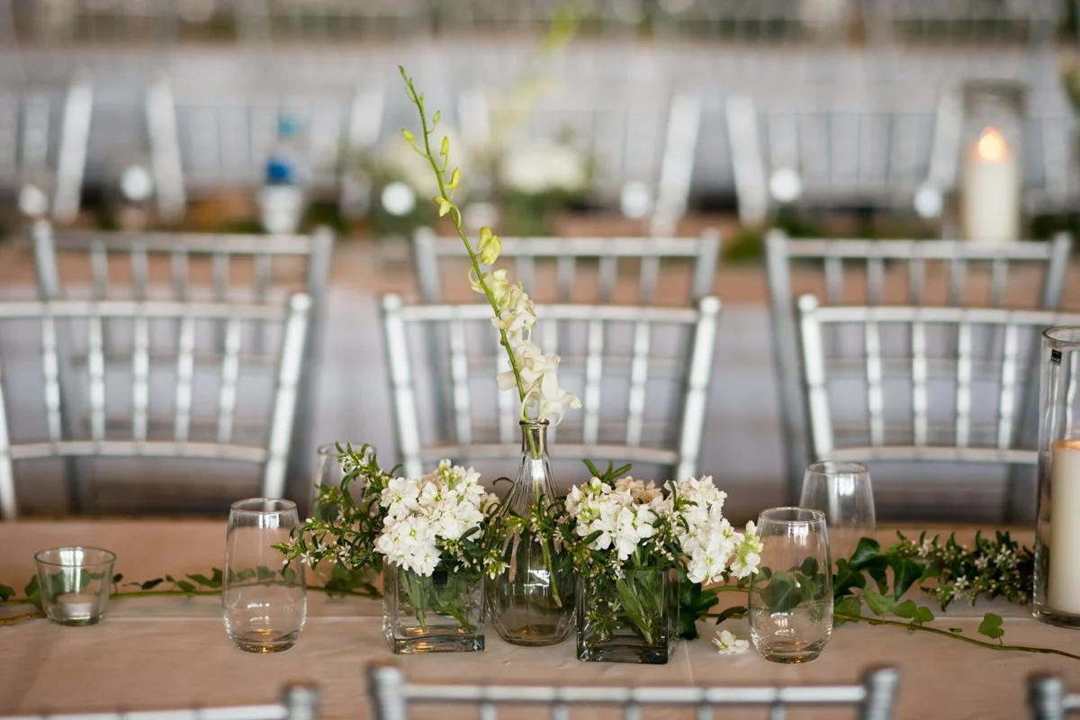 sri lankan wedding in sydney australia reception table’s floral centerpieces