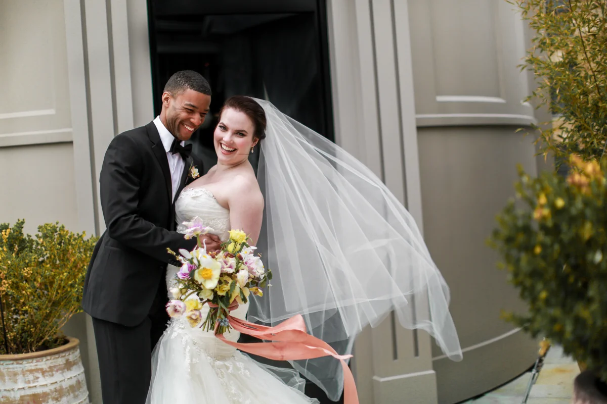 Modern traditional blended styled shoot new york smiling candid