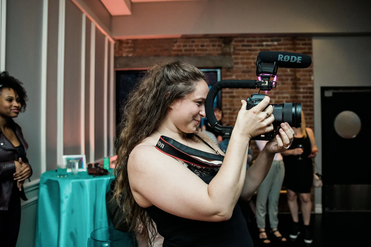 80s themed pride party brooklyn new york photographer captured taking pictures