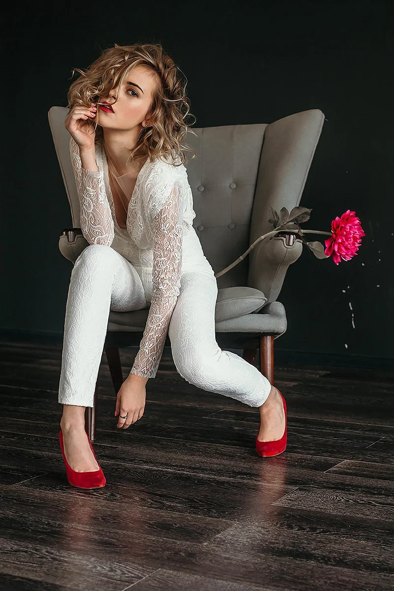 Manu Jumpsuit by Milamira Bridal , $880.00