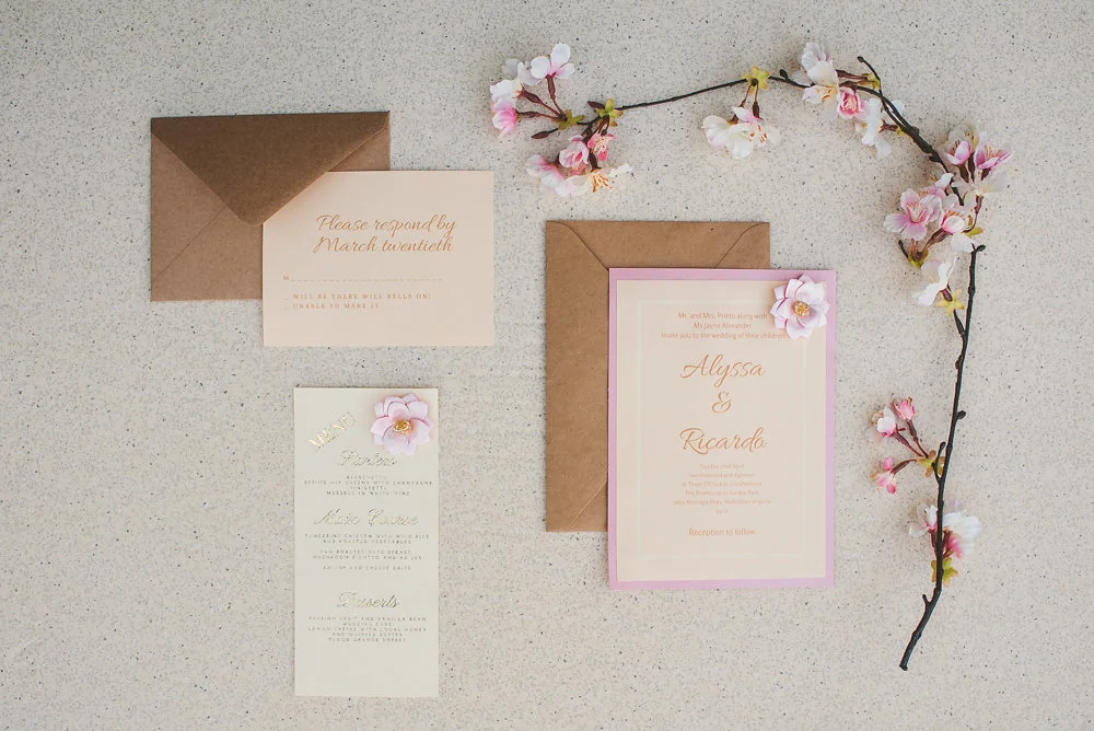wedding inspiration the boathouse at sunday park midlothian virginia invitations with cherry blossoms