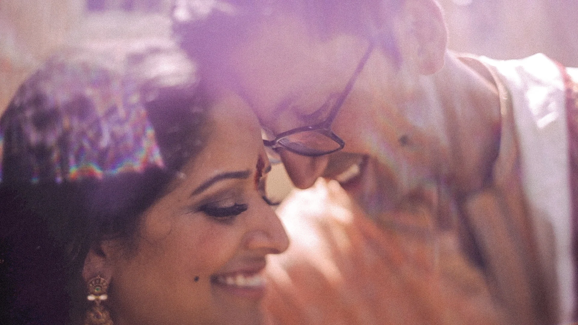 Close up portrait of couple touching foreheads Lancaster PA Love More Films