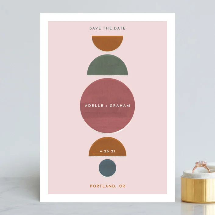 Balance Save the Date by Chandler Lettin