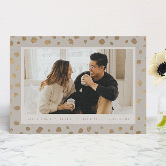 Spotted Save the Dates by JoAnn Jinks