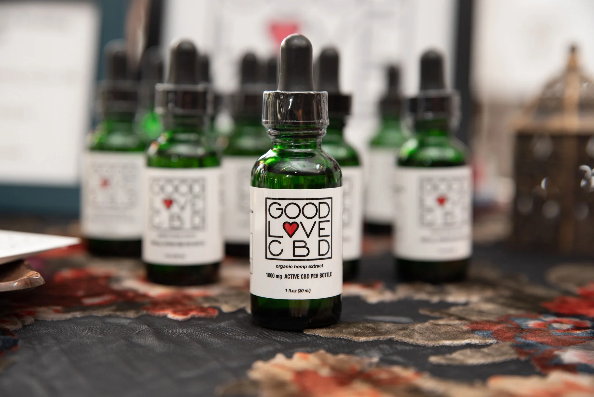 Good Love CBD at The Cannabis Wedding Expo in Denver, Colorado. Photo by Kenesha Facello.