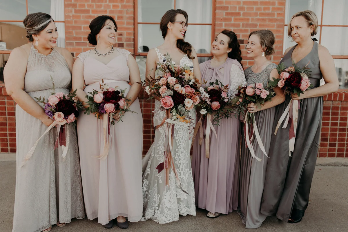 ABBY AND NICK WEDDING AMARILLO TX RITTER COLLECTIVE PHOTOGRAPHY NICK WITH BRIDESMAIDS