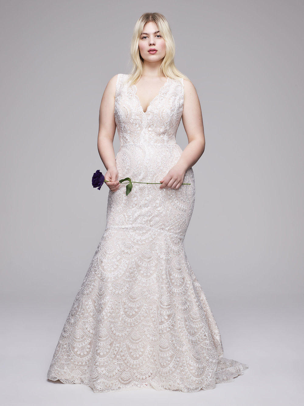 The Renzo Plus Size Wedding Dress from Curve Couture by Anne Barge
