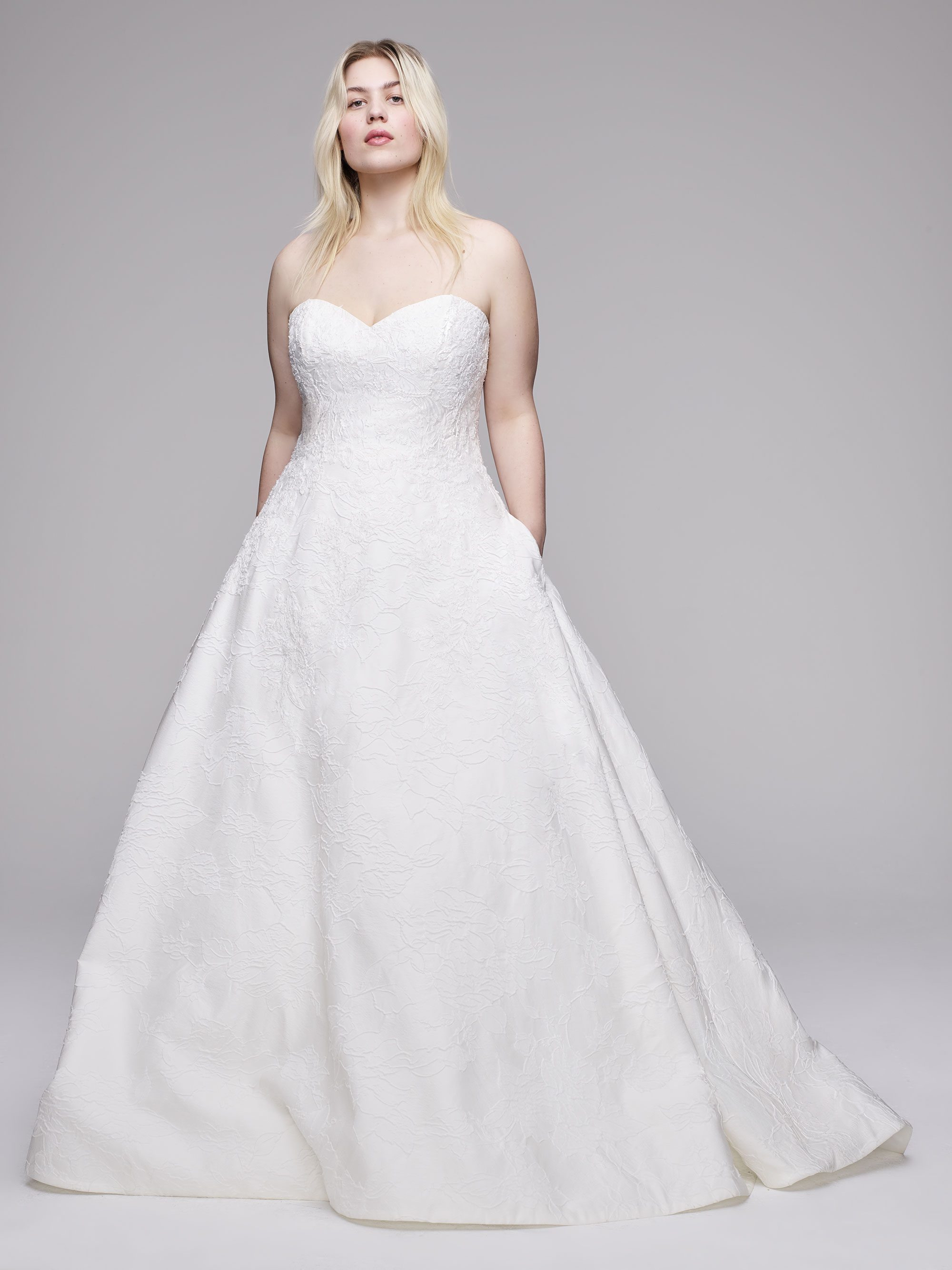 The Burton plus size wedding gown from Curve Couture by Anne Barge