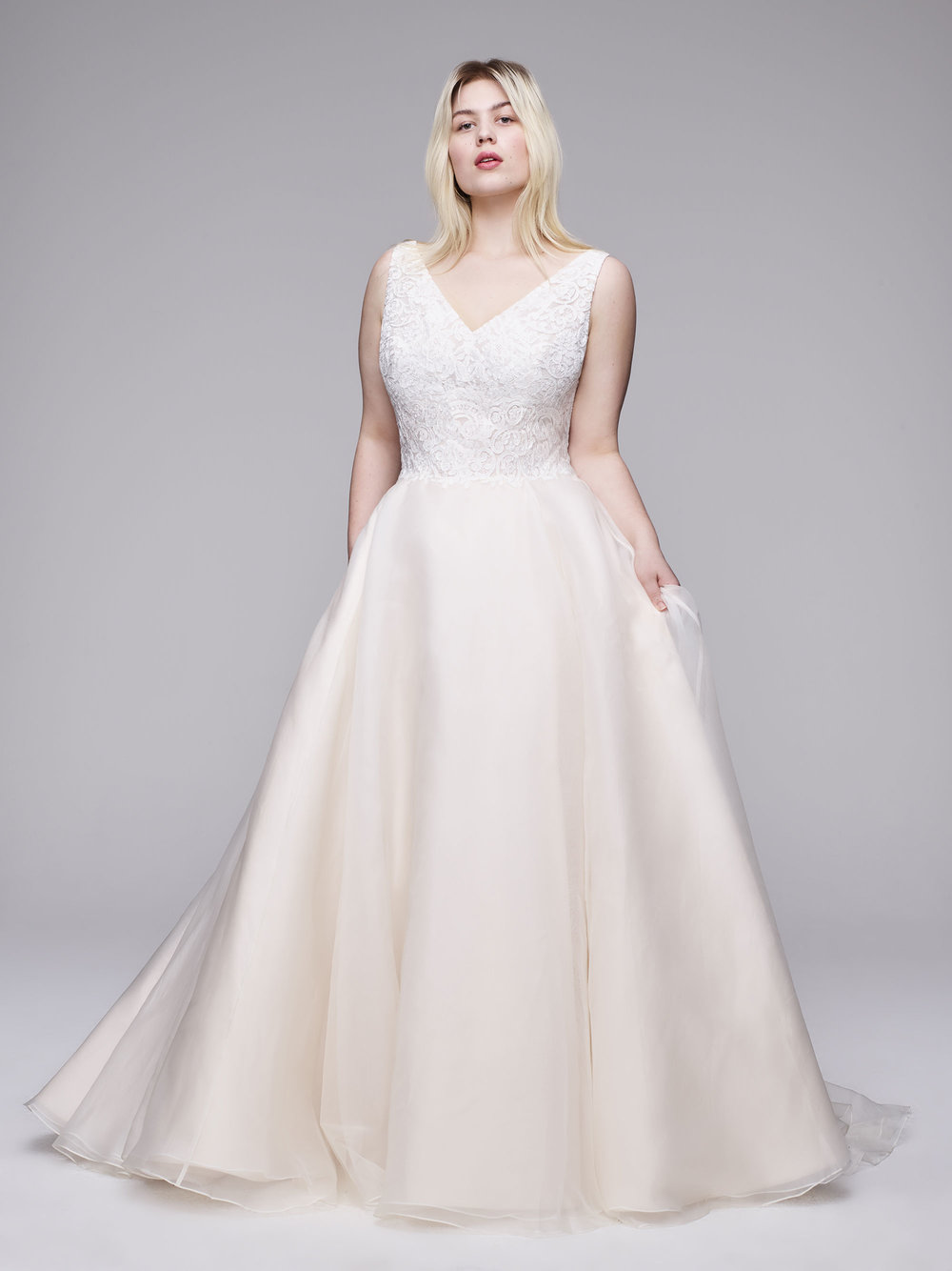 The Fowler plus size wedding gown from Curve Couture by Anne Barge