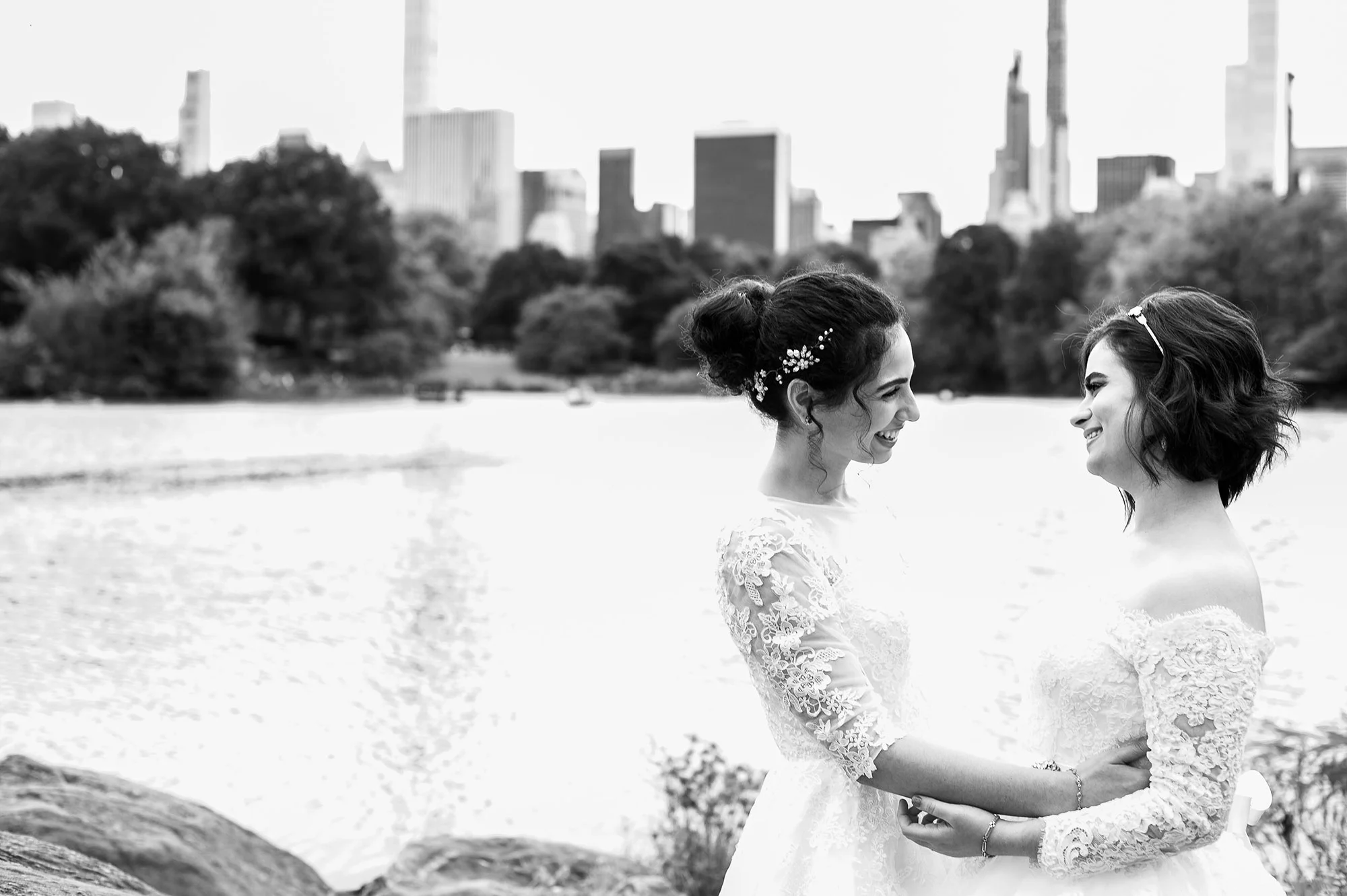 Wedding of Two Puerto Rican Brides at Ladies’ Pavilion in Central Park New York City De Nueva Photography