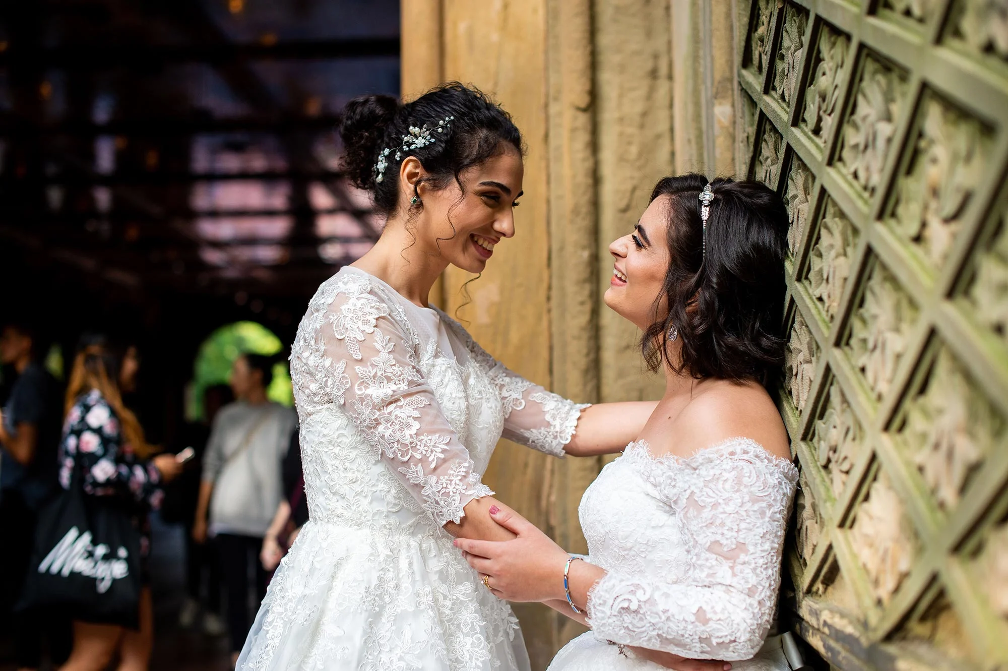 Wedding of Two Puerto Rican Brides at Ladies’ Pavilion in Central Park New York City De Nueva Photography