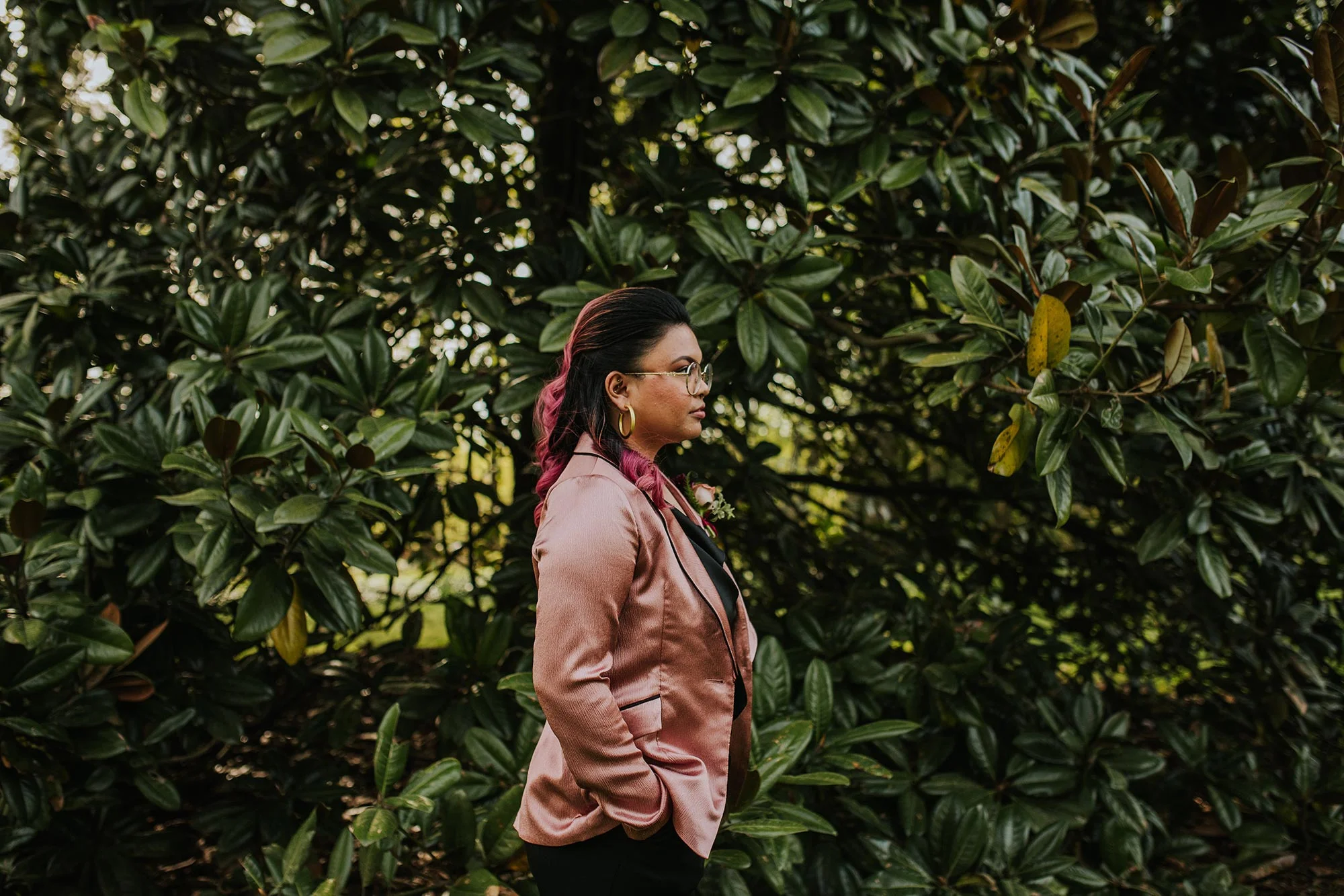 pink and green wedding inspiration styled shoot at Seven Springs VA Carly Romeo & Co.