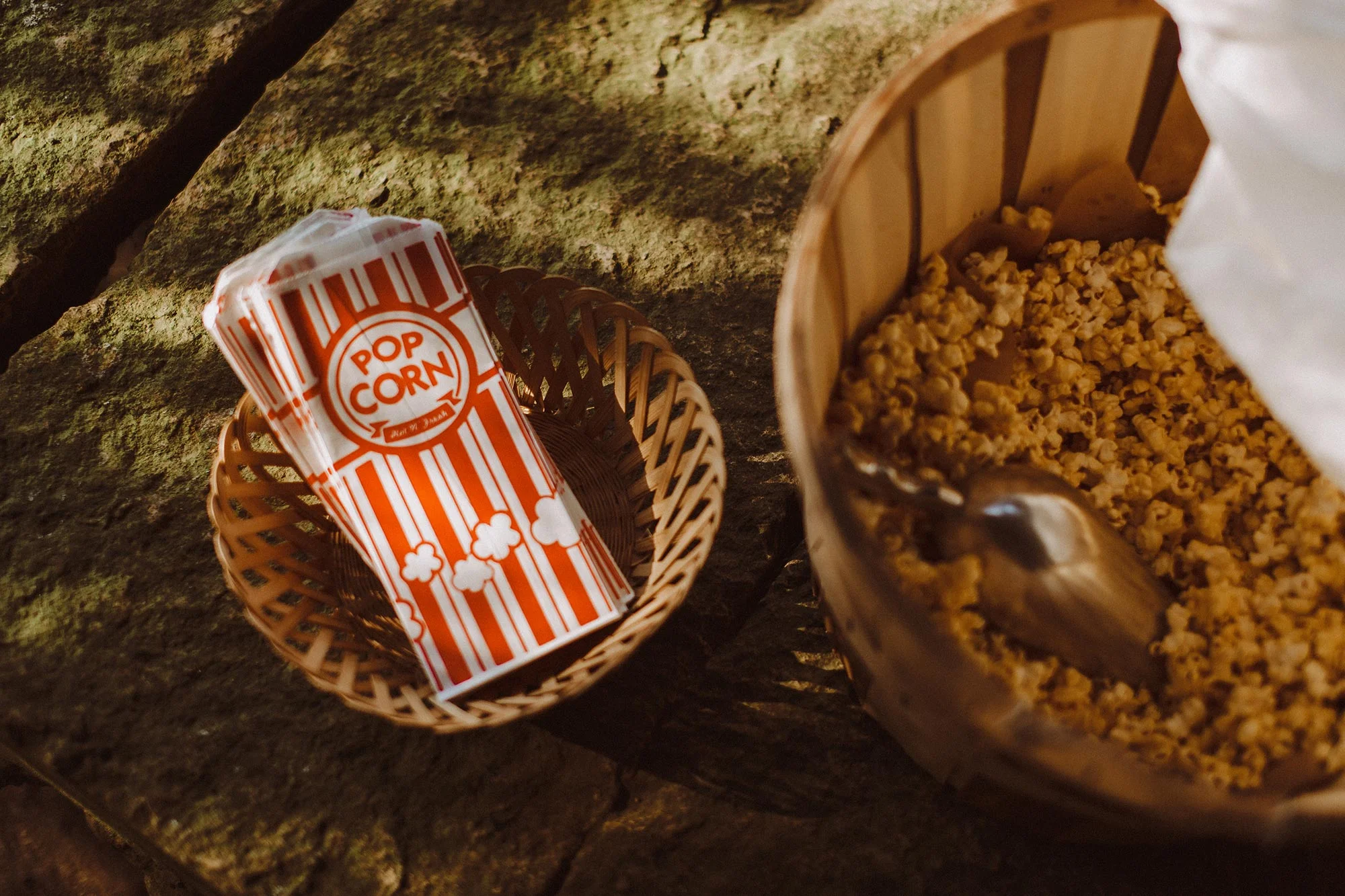 DIY summer camp wedding spring green wisconsin heidi uhlman photography popcorn