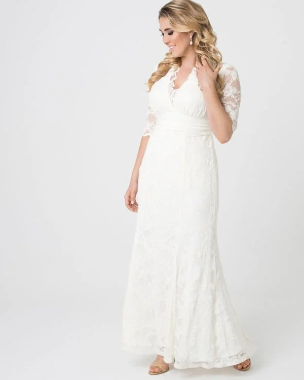 backyard wedding dresses plus size