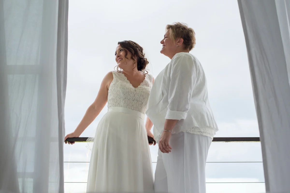 Moonlight ceremony in rincon puerto rico hastain davis photography