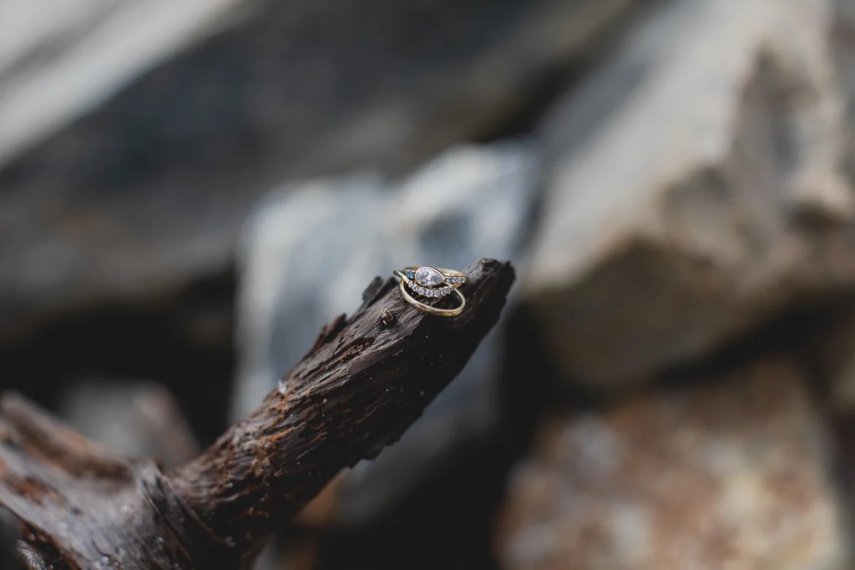 Sunset Lakeside Wedding Elopement Inspiration at Lake Jocassee, South Carolina The Elopement Co.